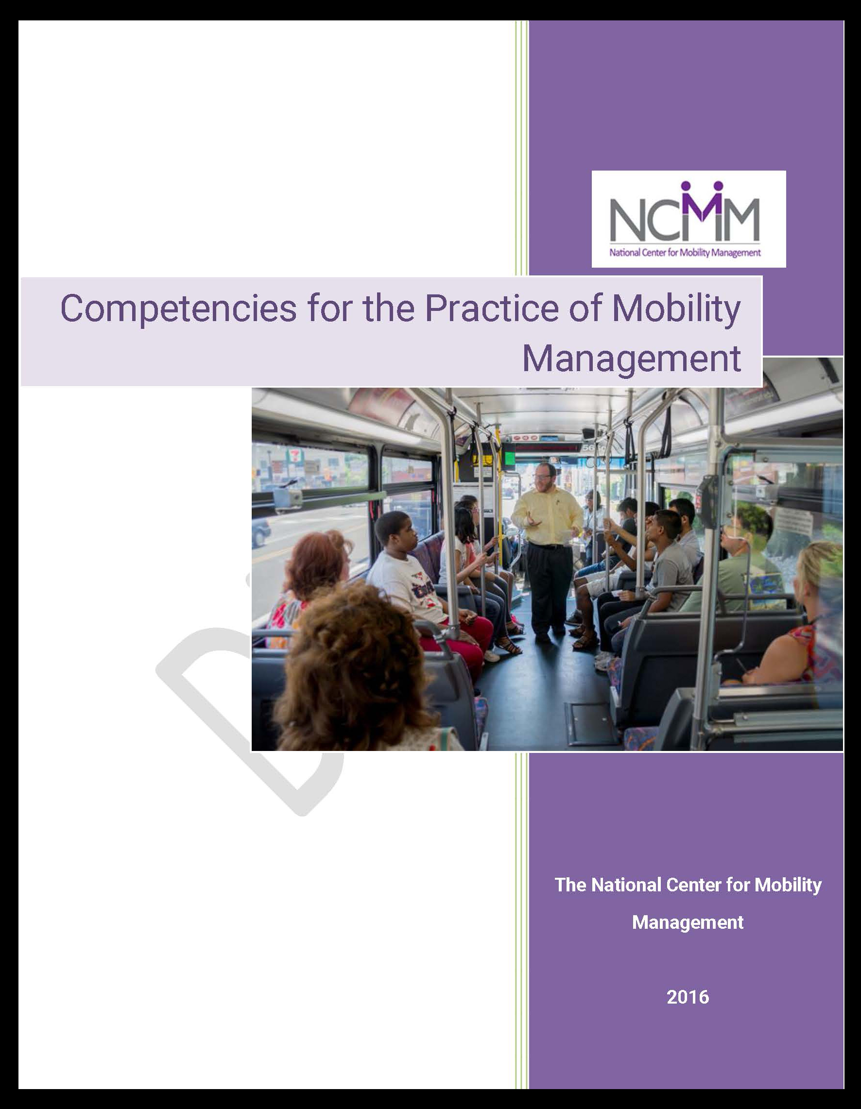 Front cover of Mobility Management Competencies Report